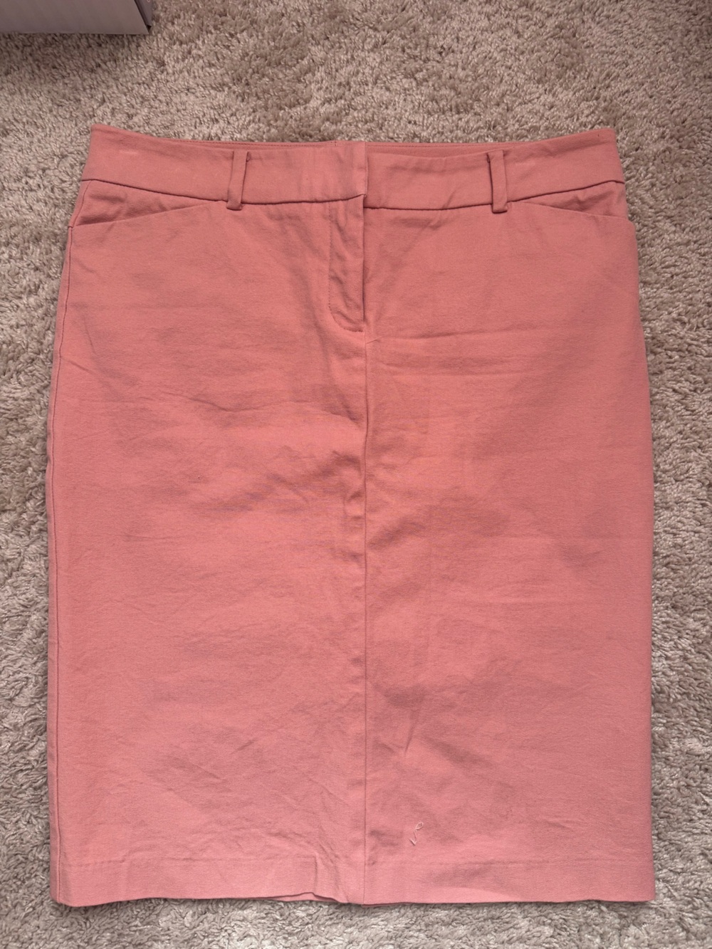 New York & Company Coral Pencil Skirt
